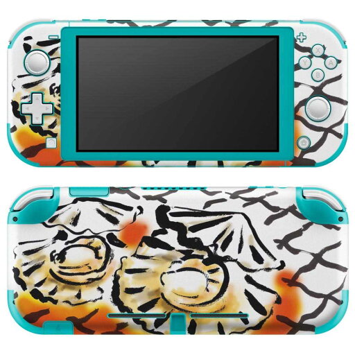 igsticker Nintendo Switch Lite 専用 デザインスキンシール 全面 ニンテンドー スイッチ ライト 専用 ゲーム機 カバー アクセサリー フィルム ステッカー エアフリー 013301 食べ物 絵 貝