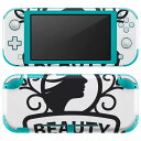 igsticker Nintendo Switch Lite 専用 デザインスキンシール 全面 ニンテンドー スイッチ ライト 専用 ゲーム機 カバー アクセサリー フィルム ステッカー エアフリー 013328 おしゃれ モノトーン 女性(2)