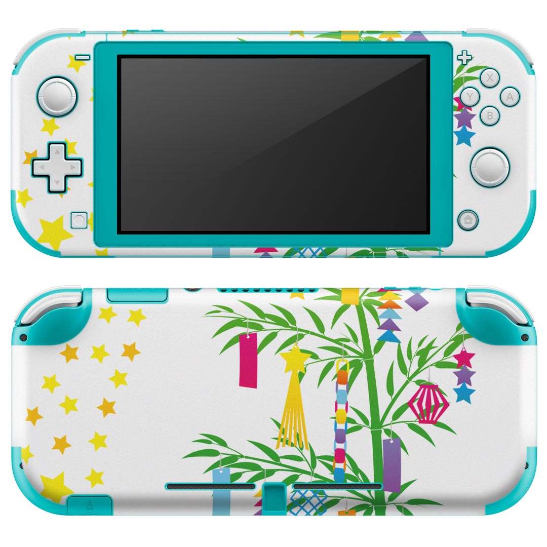 igsticker Nintendo Switch Lite 専用 デザインスキンシール 全面 ニンテンドー スイッチ ライト 専用 ゲーム機 カバー アクセサリー フィルム ステッカー エアフリー 013355 七夕 イベント 星