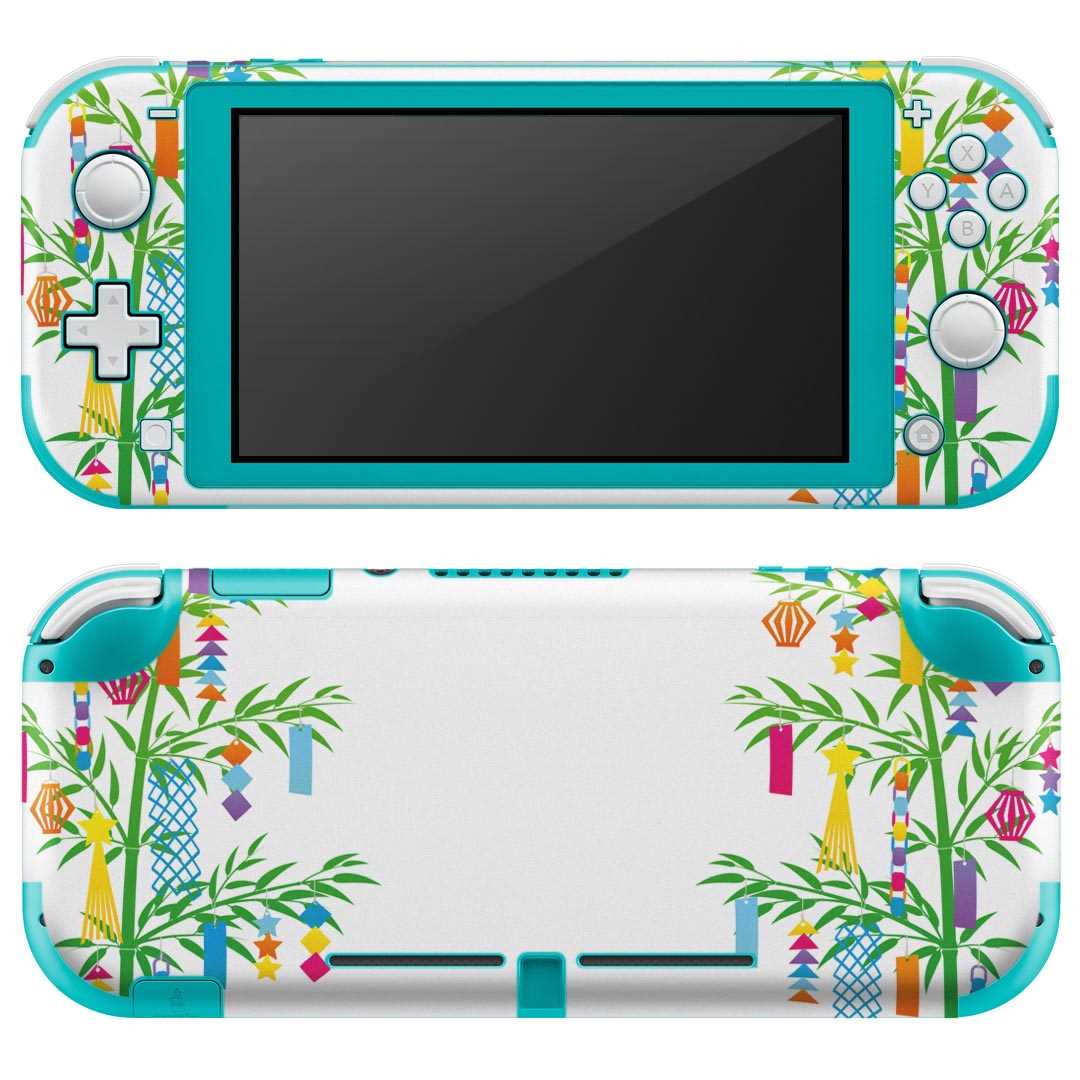 igsticker Nintendo Switch Lite 専用 デザインスキンシール 全面 ニンテンドー スイッチ ライト 専用 ゲーム機 カバー アクセサリー フィルム ステッカー エアフリー 013356 七夕 イベント 星