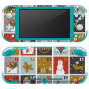igsticker Nintendo Switch Lite 専用 デザインスキンシール 全面 ニンテンドー スイッチ ライト 専用 ゲーム機 カバー アクセサリー フィルム ステッカー エアフリー 013402 雪だるま サンタ クリスマス