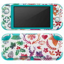 igsticker Nintendo Switch Lite 専用 デザインスキンシール 全面 ニンテンドー スイッチ ライト 専用 ゲーム機 カバー アクセサリー フィルム ステッカー エアフリー 013453 クリスマス トナカイ ツリー(2)
