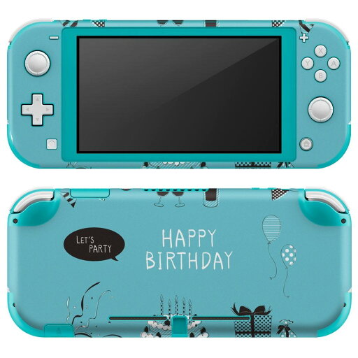 igsticker Nintendo Switch Lite 専用 デザインスキンシール 全面 ニンテンドー スイッチ ライト 専用 ゲーム機 カバー アクセサリー フィルム ステッカー エアフリー 013458 誕生日 ケーキ 水色 igsticker Nintendo Switch Lite 専用 デザインスキンシール 全面 ニンテンドー スイッチ ライト 専用 ゲーム機 カバー アクセサリー フィルム ステッカー エアフリー 013458 誕生日 ケーキ 水色