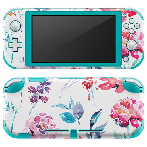 igsticker Nintendo Switch Lite 専用 デザインスキンシール 全面 ニンテンドー スイッチ ライト 専用 ゲーム機 カバー アクセサリー フィルム ステッカー エアフリー 013496 花 花柄 水彩 igsticker Nintendo Switch Lite 専用 デザインスキンシール 全面 ニンテンドー スイッチ ライト 専用 ゲーム機 カバー アクセサリー フィルム ステッカー エアフリー 013496 花 花柄 水彩
