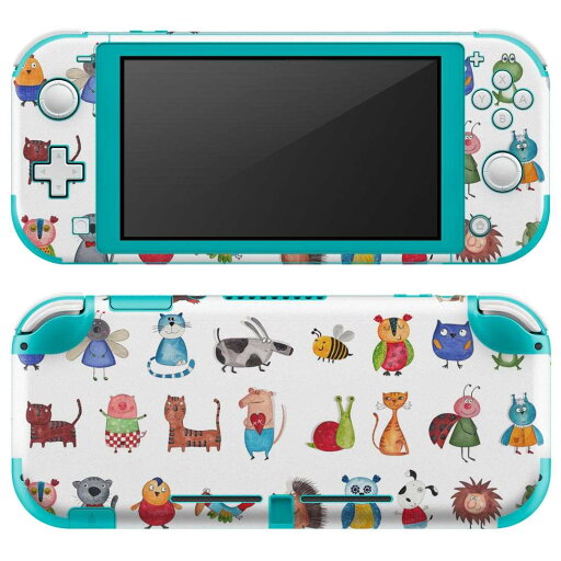 igsticker Nintendo Switch Lite 専用 デザインスキンシール 全面 ニンテンドー スイッチ ライト 専用 ゲーム機 カバー アクセサリー フィルム ステッカー エアフリー 013501 動物 かわいい イラスト igsticker Nintendo Switch Lite 専用 デザインスキンシール 全面 ニンテンドー スイッチ ライト 専用 ゲーム機 カバー アクセサリー フィルム ステッカー エアフリー 013501 動物 かわいい イラスト