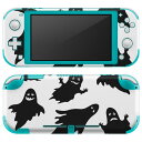 igsticker Nintendo Switch Lite 専用 デザインスキンシール 全面 ニンテンドー スイッチ ライト 専用 ゲーム機 カバー アクセサリー フィルム ステッカー エアフリー 013513 ハロウィン おばけ ゴースト