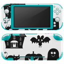 igsticker Nintendo Switch Lite 専用 デザインスキンシール 全面 ニンテンドー スイッチ ライト 専用 ゲーム機 カバー アクセサリー フィルム ステッカー エアフリー 013515 ハロウィン おばけ かぼちゃ