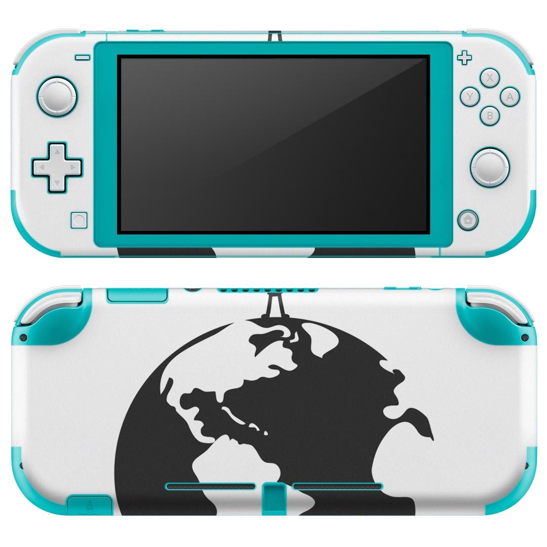 igsticker Nintendo Switch Lite 専用 デザインスキンシール 全面 ニンテンドー スイッチ ライト 専用 ゲーム機 カバー アクセサリー フィルム ステッカー エアフリー 013519 地球　人間