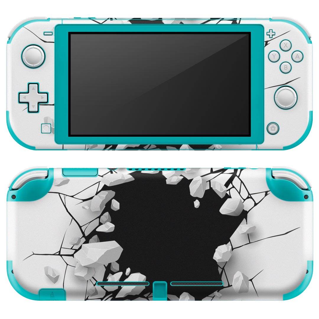 igsticker Nintendo Switch Lite 専用 デザインスキンシール 全面 ニンテンドー スイッチ ライト 専用 ゲーム機 カバー アクセサリー フィルム ステッカー エアフリー 013527 穴 岩