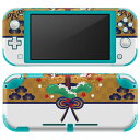 igsticker Nintendo Switch Lite 専用 デザインスキンシール 全面 ニンテンドー スイッチ ライト 専用 ゲーム機 カバー アクセサリー フィルム ステッカー エアフリー 013558 お正月 門松 七福神