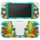 igsticker Nintendo Switch Lite 専用 デザインスキンシール 全面 ニンテンドー スイッチ ライト 専用 ゲーム機 カバー アクセサリー フィルム ステッカー エアフリー 013570 お正月 門松 椿