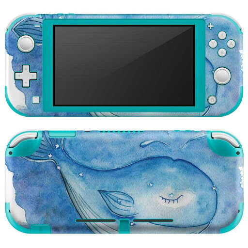 igsticker Nintendo Switch Lite 専用 デザインスキンシール 全面 ニンテンドー スイッチ ライト 専用 ゲーム機 カバー アクセサリー フィルム ステッカー エアフリー 013611 クジラ 海 水彩 igsticker Nintendo Switch Lite 専用 デザインスキンシール 全面 ニンテンドー スイッチ ライト 専用 ゲーム機 カバー アクセサリー フィルム ステッカー エアフリー 013611 クジラ 海 水彩