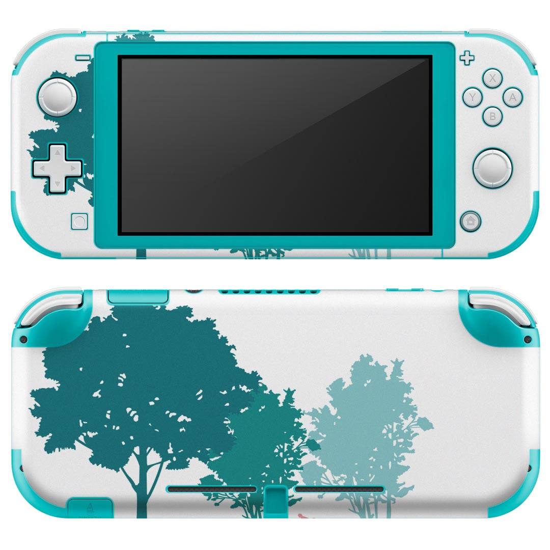 製品名 Nintendo Switch Lite専用 デザインスキンシール セット内容 Nintendo Switch Lite本体用スキンシール（裏表）各1枚 ※液晶側シールは2パーツに分かれていますニンテンドースイッチライト専用です。据え置き機のSwitch本体やJoyコンには対応していません。 商品特徴 3M社製の再剥離性シートを素材に採用し、細かな位置調整がしやすく貼り直しが容易です。また、エアフリーでもありますので気泡が簡単に逃げるので、キレイに貼ることができます。専用の業務プリンターを使い、商品画像と遜色のない美しい印刷仕上がり。 注意事項 画像はサンプルですので、ご覧の環境によっては多少色味に違いを感じる場合がございます。 イメージと違った、モニターと色味が異なるという理由での交換や返金はご対応出来かねます。スキンシールのみの販売で、ニンテンドースイッチ本体などは付属しません。シワができた場合、ドライヤーなどで軽く温め、外側に向けてシワを伸ばすように貼ってください。初回貼付時の位置調整や貼り直しは可能ですが、しっかりと押し付けて接着させた後の再剥離、再利用は保証しておりません。また接着部に油分や汚れが付着しますと角の部分は剥がれやすくなりますので、貼付時はあまり触れないようにご注意ください。無地のセミグロスシートにデザインをプリントした商品で、デコなどの加工はございません。 凹凸や光沢があるように見えたり布地や金属を素材にしたように見える商品もありますが、デザインの図版によるものです。印刷時に微妙な画像のズレが生じる場合がございます。ご注文後に1点1点制作する受注生産品の為、不良品以外のご返品や交換は固くお断りします。 商品発送 完全受注生産のハンドメイド商品となりますので、既製品と比べて発送までお時間を頂いています。 基本的に決済確認後2?3営業日、最大で10営業日での発送となります。繁忙期や休業日明けの場合はさらに時間がかかる場合があります。 その際には別途メールにてご連絡致します。メール便の場合、発送日から到着までに2?4日ほどかかる場合が多く、紛失などの保障もご対応できかねます。あらかじめご了承下さい。