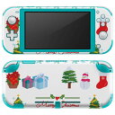 igsticker Nintendo Switch Lite 専用 デザインスキンシール 全面 ニンテンドー スイッチ ライト 専用 ゲーム機 カバー アクセサリー フィルム ステッカー エアフリー 013796 クリスマス ツリー 飾り