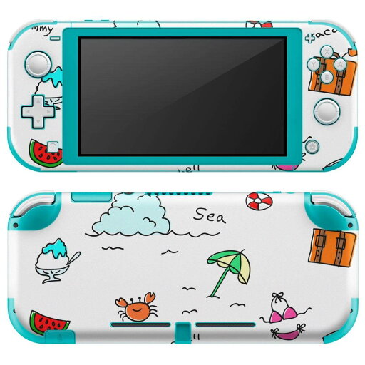 igsticker Nintendo Switch Lite 専用 デザインスキンシール 全面 ニンテンドー スイッチ ライト 専用 ゲーム機 カバー アクセサリー フィルム ステッカー エアフリー 013808 海 夏 カラフル igsticker Nintendo Switch Lite 専用 デザインスキンシール 全面 ニンテンドー スイッチ ライト 専用 ゲーム機 カバー アクセサリー フィルム ステッカー エアフリー 013808 海 夏 カラフル