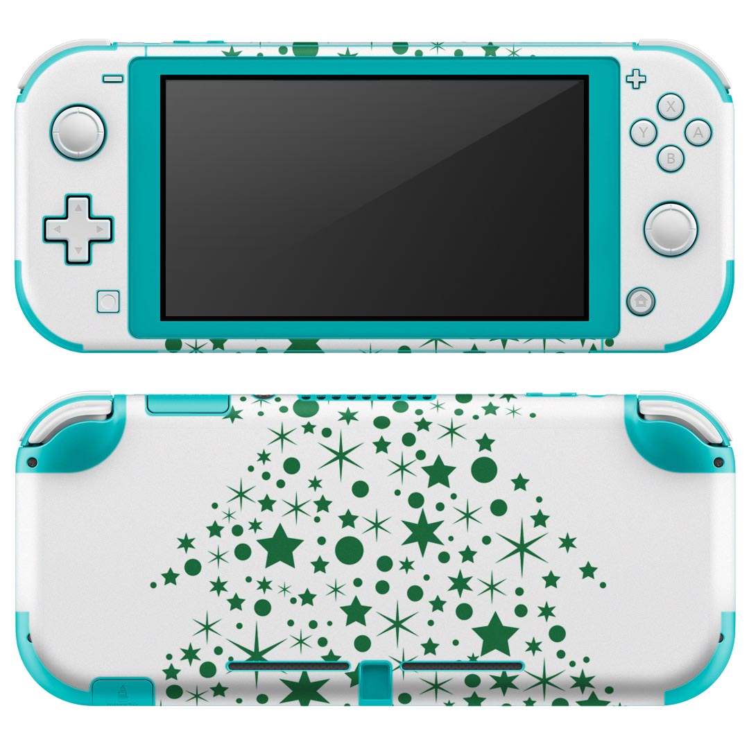 igsticker Nintendo Switch Lite 専用 デザインスキンシール 全面 ニンテンドー スイッチ ライト 専用 ゲーム機 カバー アクセサリー フィルム ステッカー エアフリー 013811 クリスマス ツリー