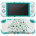igsticker Nintendo Switch Lite 専用 デザインスキンシール 全面 ニンテンドー スイッチ ライト 専用 ゲーム機 カバー アクセサリー フィルム ステッカー エアフリー 013811 クリスマス ツリー