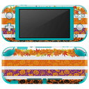 igsticker Nintendo Switch Lite 専用 デザインスキンシール 全面 ニンテンドー スイッチ ライト 専用 ゲーム機 カバー アクセサリー フィルム ステッカー エアフリー 013817 ハロウィン かぼちゃ コウモリ