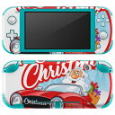 igsticker Nintendo Switch Lite 専用 デザインスキンシール 全面 ニンテンドー スイッチ ライト 専用 ゲーム機 カバー アクセサリー フィルム ステッカー エアフリー 013848 クリスマス サンタ ポップ