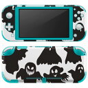 igsticker Nintendo Switch Lite 専用 デザインスキンシール 全面 ニンテンドー スイッチ ライト 専用 ゲーム機 カバー アクセサリー フィルム ステッカー エアフリー 013863 ハロウィン おばけ