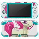 igsticker Nintendo Switch Lite 専用 デザインスキンシール 全面 ニンテンドー スイッチ ライト 専用 ゲーム機 カバー アクセサリー フィルム ステッカー エアフリー 013923 ユニコーン ハート