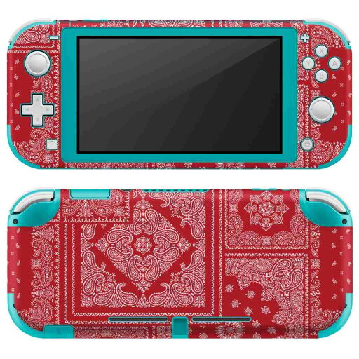 igsticker Nintendo Switch Lite 専用 デザインスキンシール 全面 ニンテンドー スイッチ ライト 専用 ゲーム機 カバー アクセサリー フィルム ステッカー エアフリー 013973 ペイズリー 模様 赤 igsticker Nintendo Switch Lite 専用 デザインスキンシール 全面 ニンテンドー スイッチ ライト 専用 ゲーム機 カバー アクセサリー フィルム ステッカー エアフリー 013973 ペイズリー 模様 赤