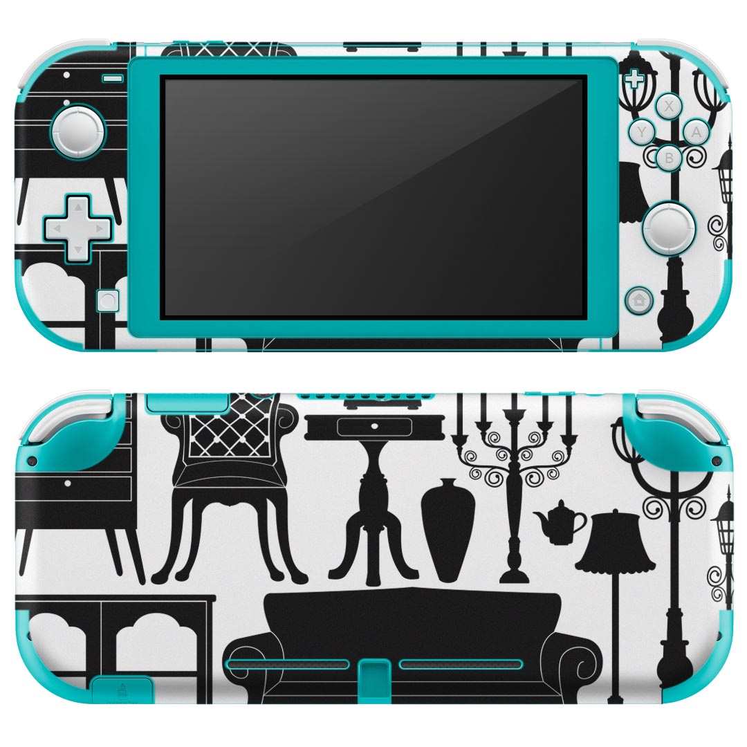 igsticker Nintendo Switch Lite 専用 デザインスキンシール 全面 ニンテンドー スイッチ ライト 専用 ゲーム機 カバー アクセサリー フィルム ステッカー エアフリー 013994 おしゃれ　レトロ