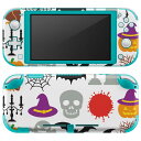 igsticker Nintendo Switch Lite 専用 デザインスキンシール 全面 ニンテンドー スイッチ ライト 専用 ゲーム機 カバー アクセサリー フィルム ステッカー エアフリー 014101 ハロウィン かぼちゃ おばけ