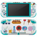 igsticker Nintendo Switch Lite 専用 デザインスキンシール 全面 ニンテンドー スイッチ ライト 専用 ゲーム機 カバー アクセサリー フィルム ステッカー エアフリー 014120 夏 祭り うちわ