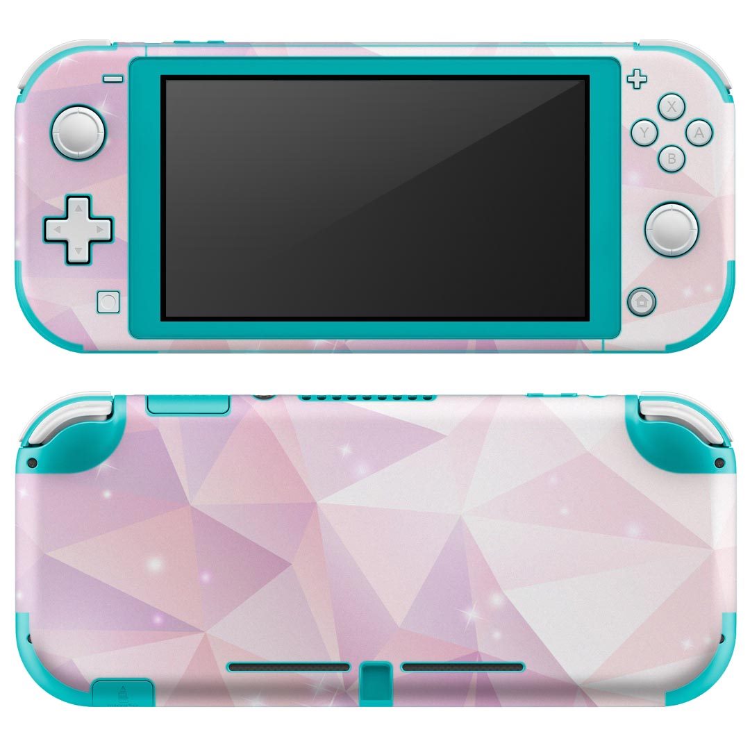 igsticker Nintendo Switch Lite 専用 デザインスキンシール 全面 ニンテンドー スイッチ ライト 専用 ゲーム機 カバー アクセサリー フィルム ステッカー エアフリー 014147 模様 ピンク