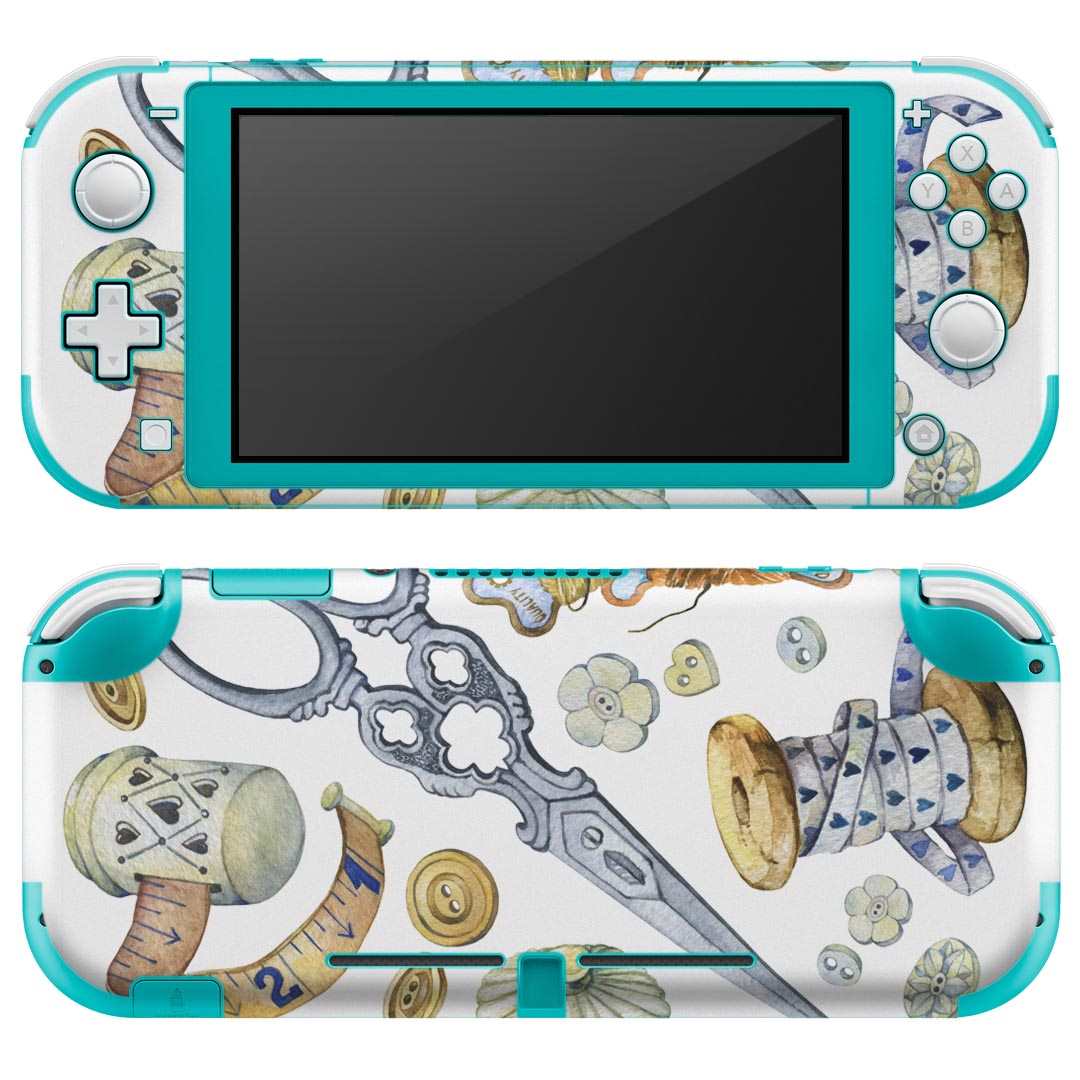 igsticker Nintendo Switch Lite 専用 デザインスキンシール 全面 ニンテンドー スイッチ ライト 専用 ゲーム機 カバー アクセサリー フィルム ステッカー エアフリー 014162 裁縫　道具