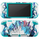 igsticker Nintendo Switch Lite 専用 デザインスキンシール 全面 ニンテンドー スイッチ ライト 専用 ゲーム機 カバー アクセサリー フィルム ステッカー エアフリー 014180 ヘッドホン 音楽 風景