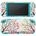 igsticker Nintendo Switch Lite 専用 デザインスキンシール 全面 ニンテンドー スイッチ ライト 専用 ゲーム機 カバー アクセサリー フィルム ステッカー エアフリー 014198 秋 季節 植物(2)
