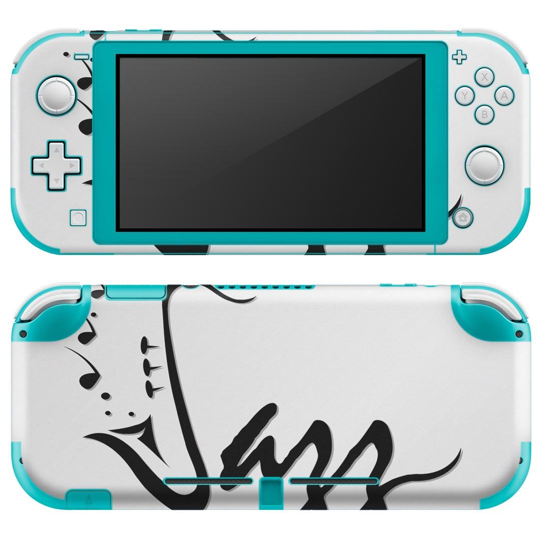 igsticker Nintendo Switch Lite 専用 デザインスキンシール 全面 ニンテンドー スイッチ ライト 専用 ゲーム機 カバー アクセサリー フィルム ステッカー エアフリー 014208 音楽　楽器　ジャズ