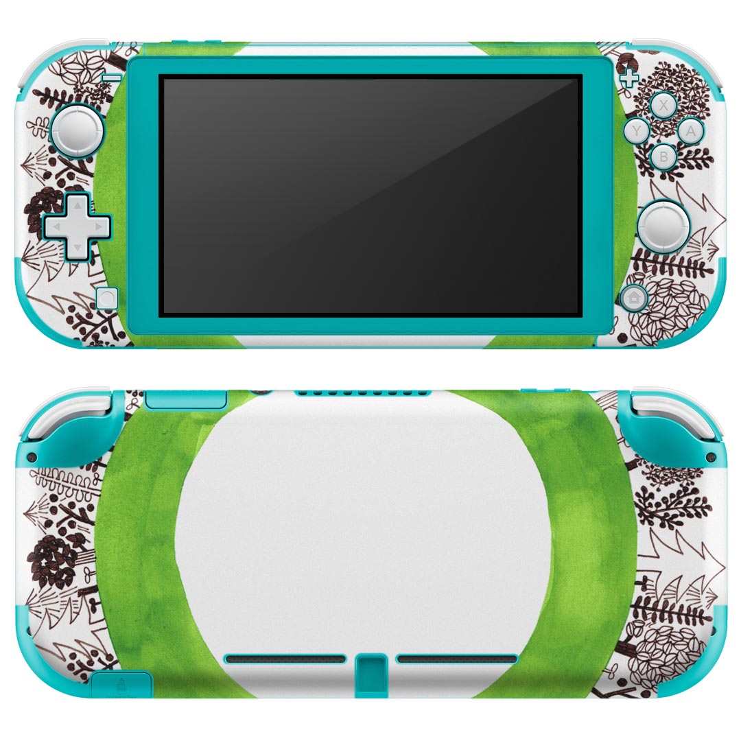 igsticker Nintendo Switch Lite 専用 デザインスキンシール 全面 ニンテンドー スイッチ ライト 専用 ゲーム機 カバー アクセサリー フィルム ステッカー エアフリー 014213 風景 木 植物