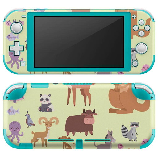 igsticker Nintendo Switch Lite 専用 デザインスキンシール 全面 ニンテンドー スイッチ ライト 専用 ゲーム機 カバー アクセサリー フィルム ステッカー エアフリー 014265 動物 アニマル イラスト igsticker Nintendo Switch Lite 専用 デザインスキンシール 全面 ニンテンドー スイッチ ライト 専用 ゲーム機 カバー アクセサリー フィルム ステッカー エアフリー 014265 動物 アニマル イラスト