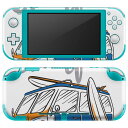 igsticker Nintendo Switch Lite 専用 デザインスキンシール 全面 ニンテンドー スイッチ ライト 専用 ゲーム機 カバー アクセサリー フィルム ステッカー エアフリー 014321 サーフィン　海　車