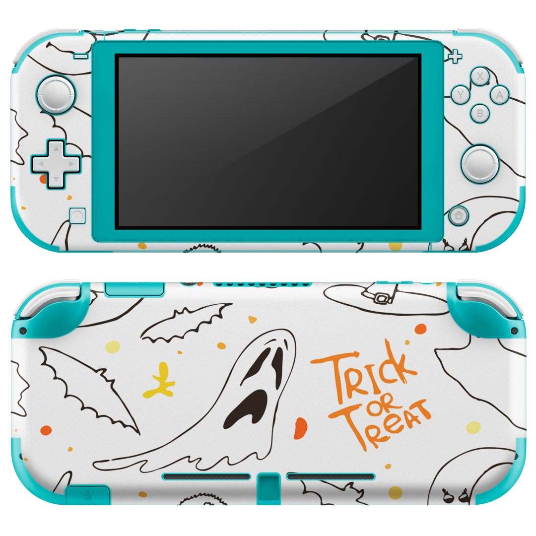 igsticker Nintendo Switch Lite 専用 デザインスキンシール 全面 ニンテンドー スイッチ ライト 専用 ゲーム機 カバー アクセサリー フィルム ステッカー エアフリー 014323 ハロウィン かぼちゃ おばけ