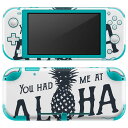 igsticker Nintendo Switch Lite 専用 デザインスキンシール 全面 ニンテンドー スイッチ ライト 専用 ゲーム機 カバー アクセサリー フィルム ステッカー エアフリー 014364 パイナップル 夏 トロピカル(2)