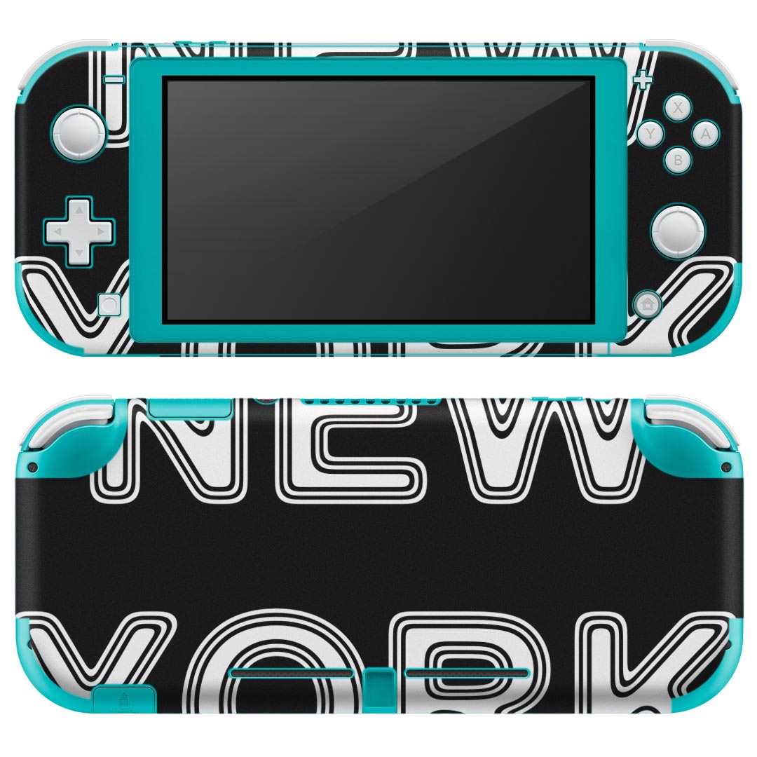 igsticker Nintendo Switch Lite 専用 デザインスキンシール 全面 ニンテンドー スイッチ ライト 専用 ゲーム機 カバー アクセサリー フィルム ステッカー エアフリー 014399 ニューヨーク 外国