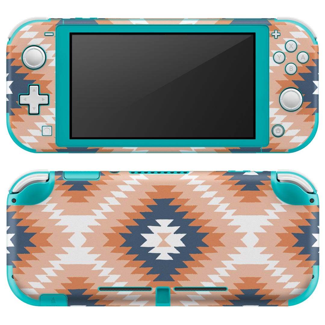 igsticker Nintendo Switch Lite 専用 デザインスキンシール 全面 ニンテンドー スイッチ ライト 専用 ゲーム機 カバー アクセサリー フィルム ステッカー エアフリー 014475 ネイティブ柄　模様
