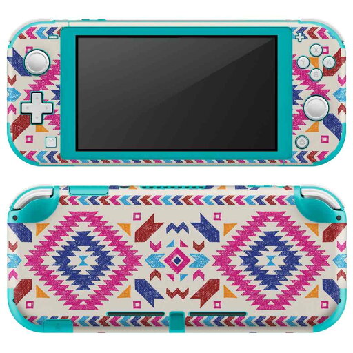 igsticker Nintendo Switch Lite 専用 デザインスキンシール 全面 ニンテンドー スイッチ ライト 専用 ゲーム機 カバー アクセサリー フィルム ステッカー エアフリー 014479 ネイティブ柄 カラフル igsticker Nintendo Switch Lite 専用 デザインスキンシール 全面 ニンテンドー スイッチ ライト 専用 ゲーム機 カバー アクセサリー フィルム ステッカー エアフリー 014479 ネイティブ柄 カラフル