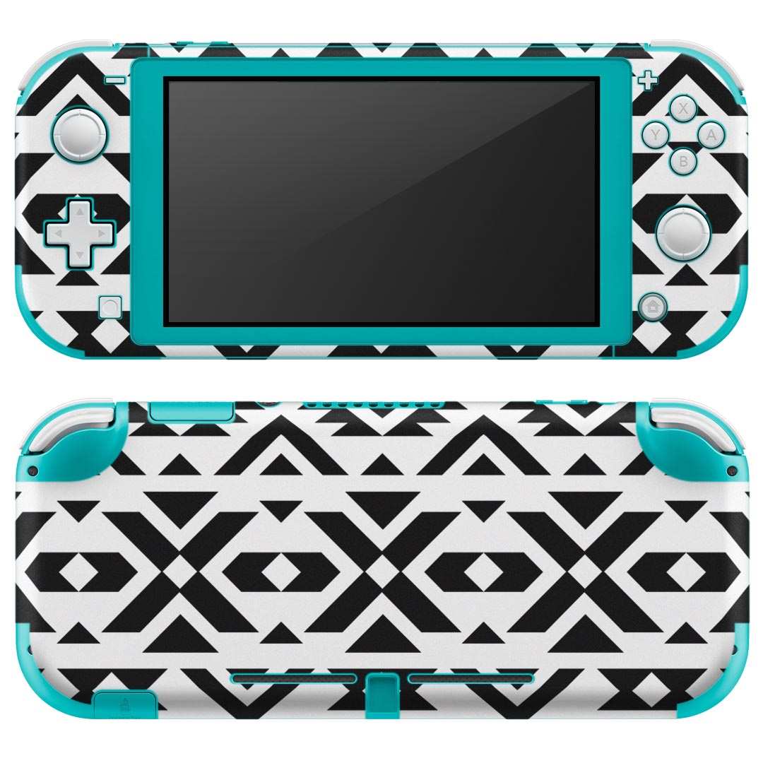 igsticker Nintendo Switch Lite 専用 デザインスキンシール 全面 ニンテンドー スイッチ ライト 専用 ゲーム機 カバー アクセサリー フィルム ステッカー エアフリー 014497 ネイティブ柄 模様