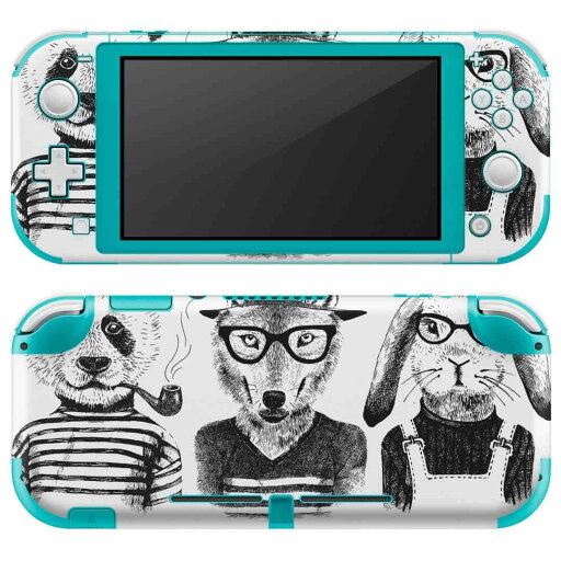 igsticker Nintendo Switch Lite 専用 デザインスキンシール 全面 ニンテンドー スイッチ ライト 専用 ゲーム機 カバー アクセサリー フィルム ステッカー エアフリー 014500 動物 アニマル めがね igsticker Nintendo Switch Lite 専用 デザインスキンシール 全面 ニンテンドー スイッチ ライト 専用 ゲーム機 カバー アクセサリー フィルム ステッカー エアフリー 014500 動物 アニマル めがね