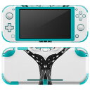 igsticker Nintendo Switch Lite 専用 デザインスキンシール 全面 ニンテンドー スイッチ ライト 専用 ゲーム機 カバー アクセサリー フィルム ステッカー エアフリー 014581 クジラ しっぽ(2)