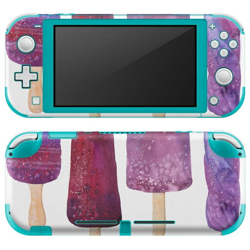 igsticker Nintendo Switch Lite 専用 デザインスキンシール 全面 ニンテンドー スイッチ ライト 専用 ゲーム機 カバー アクセサリー フィルム ステッカー エアフリー 014586 アイス スイーツ 紫 igsticker Nintendo Switch Lite 専用 デザインスキンシール 全面 ニンテンドー スイッチ ライト 専用 ゲーム機 カバー アクセサリー フィルム ステッカー エアフリー 014586 アイス スイーツ 紫