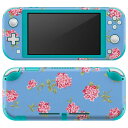 igsticker Nintendo Switch Lite 専用 デザインスキンシール 全面 ニンテンドー スイッチ ライト 専用 ゲーム機 カバー アクセサリー フィルム ステッカー エアフリー 014637 花(2)