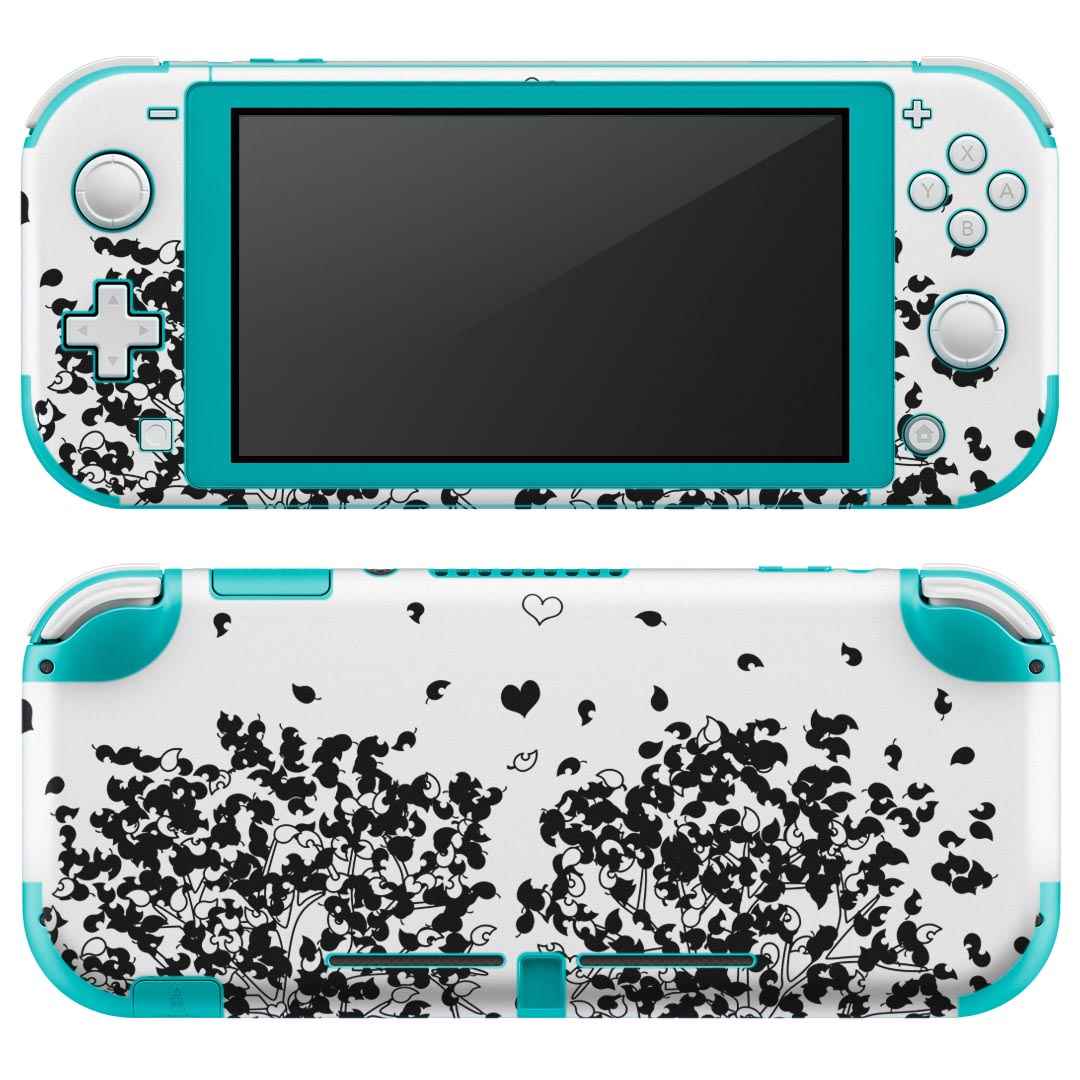igsticker Nintendo Switch Lite 専用 デザインスキンシール 全面 ニンテンドー スイッチ ライト 専用 ゲーム機 カバー アクセサリー フィルム ステッカー エアフリー 014685 木 植物 ハート