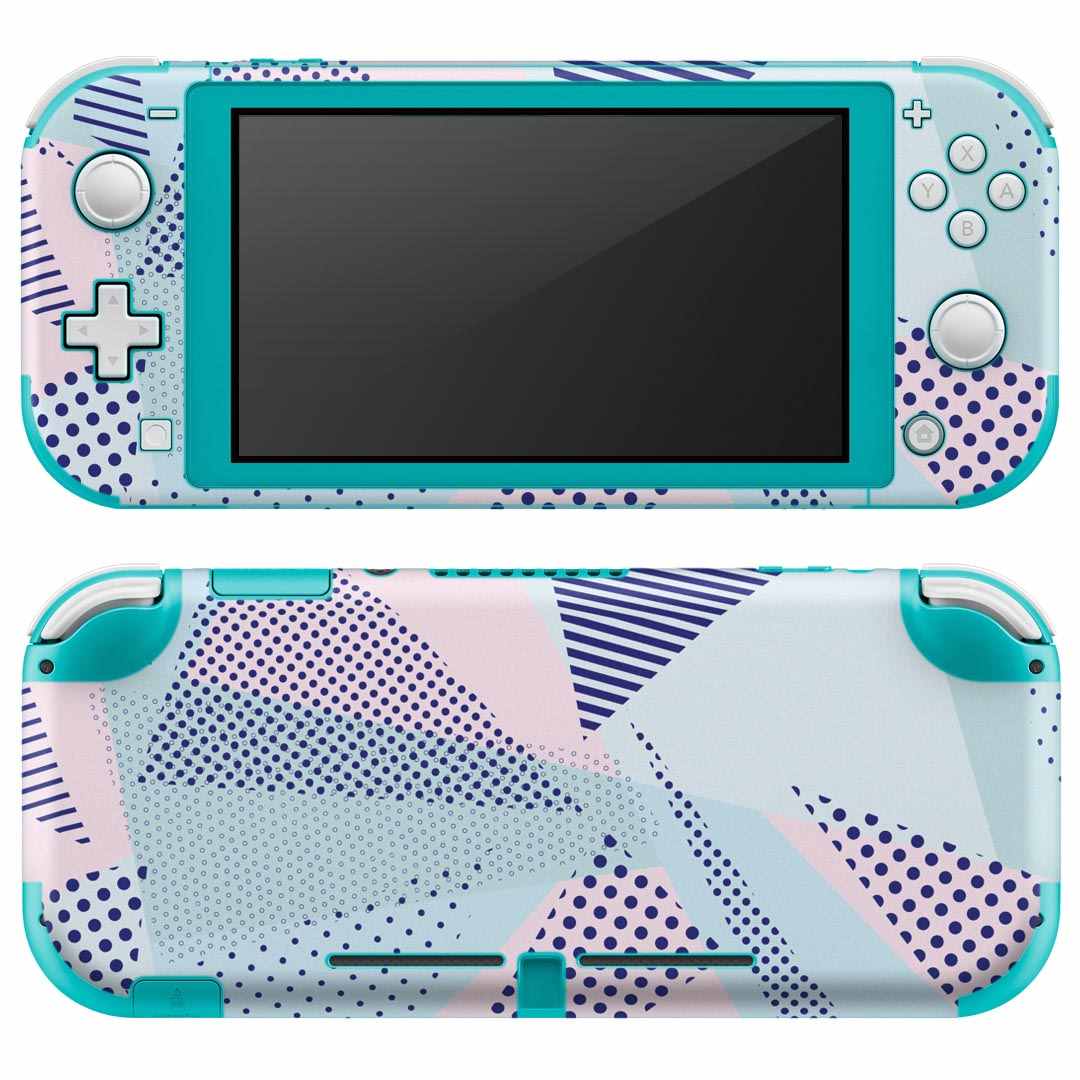 igsticker Nintendo Switch Lite 専用 デザインスキンシール 全面 ニンテンドー スイッチ ライト 専用 ゲーム機 カバー アクセサリー フィルム ステッカー エアフリー 014695 模様 パステル