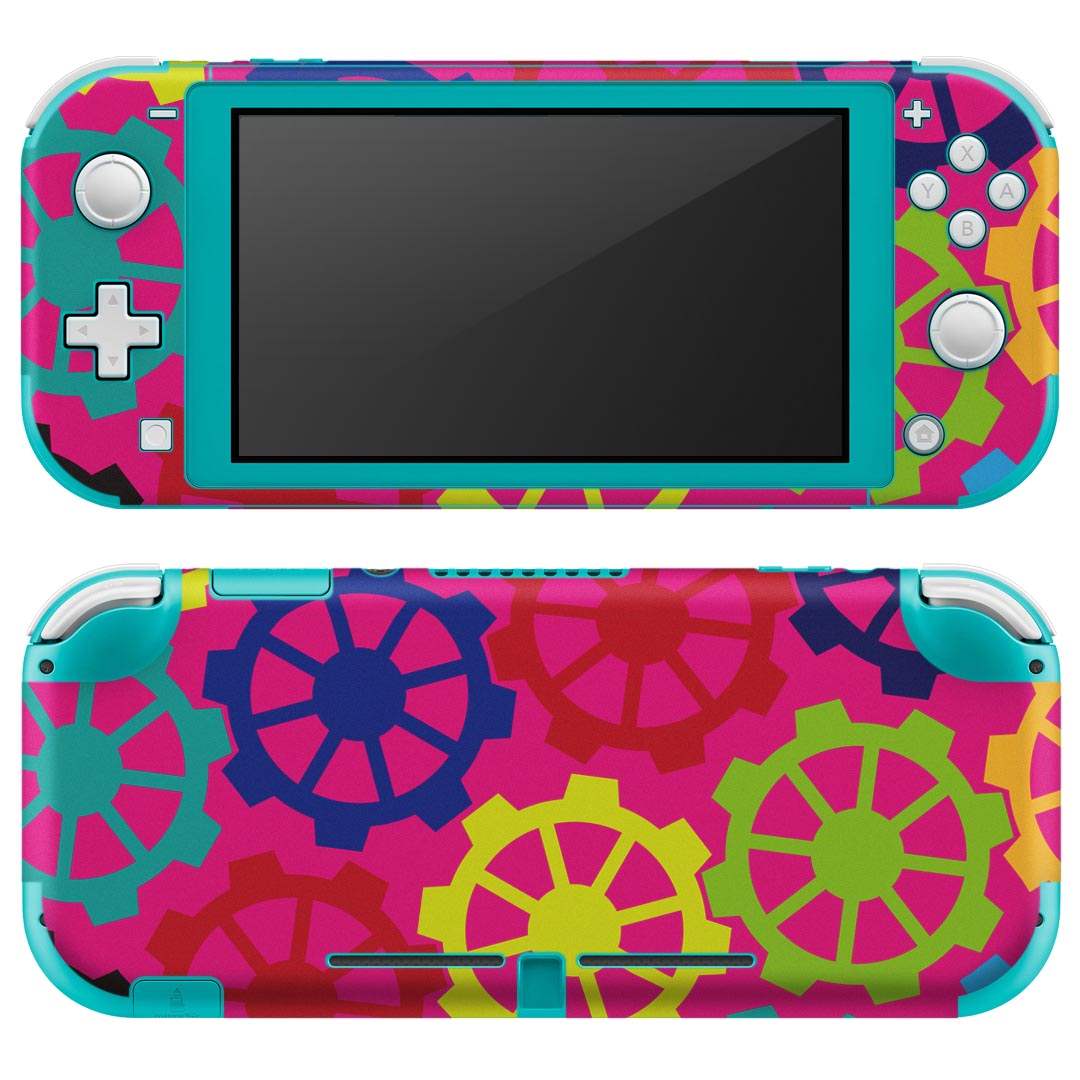 igsticker Nintendo Switch Lite 専用 デザインスキンシール 全面 ニンテンドー スイッチ ライト 専用 ゲーム機 カバー アクセサリー フィルム ステッカー エアフリー 014699 模様 カラフル